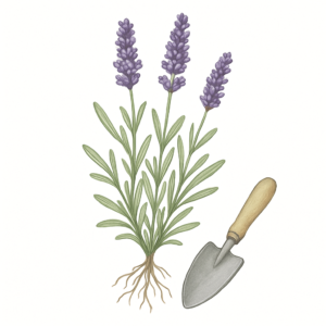 Lavendel – KI-Sortimentsillustration
